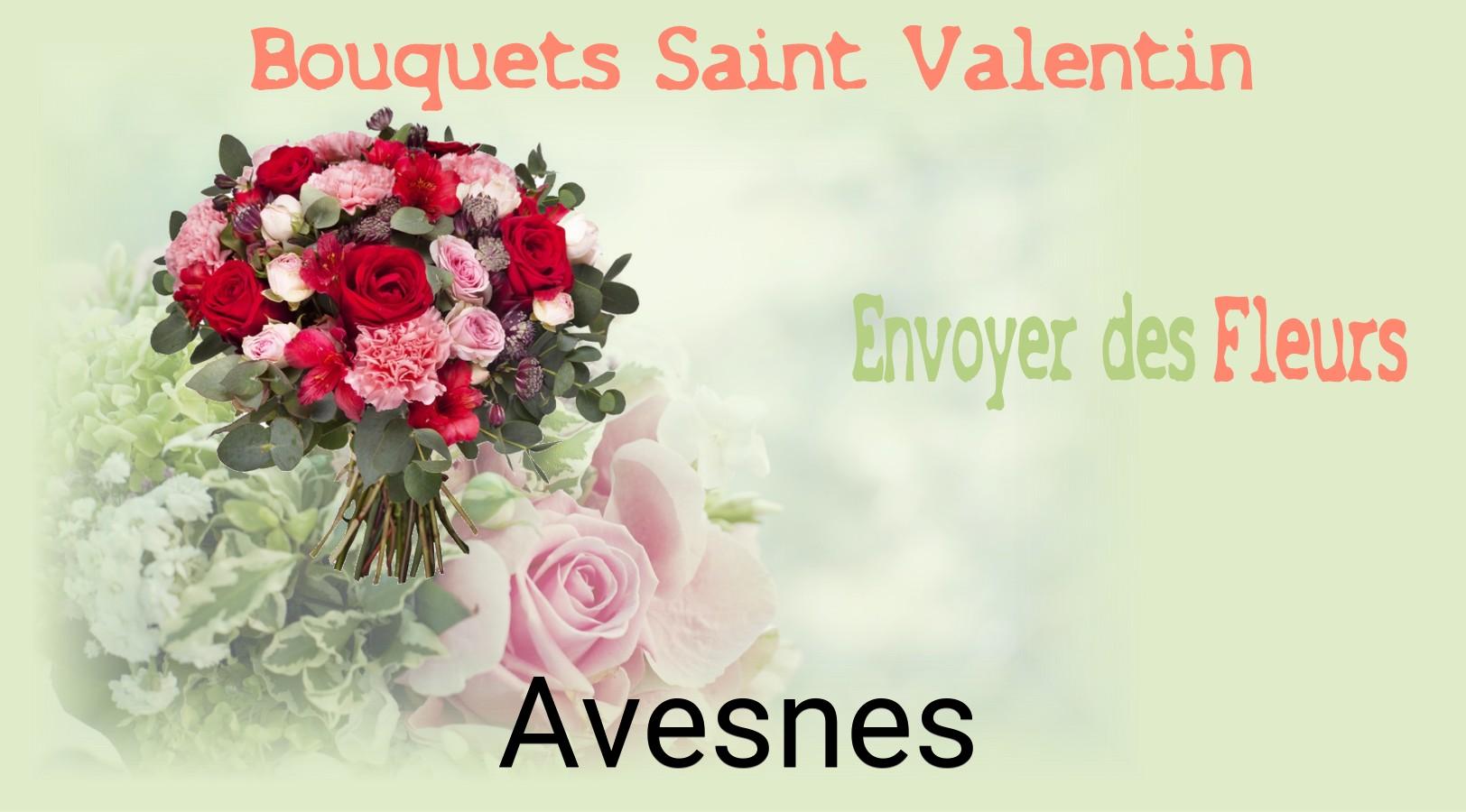 Roses de Saint-Valentin livrées à Avesnes